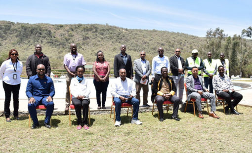 EASTRIP regional team with from KenGen Geothermal Training Centre during the visit to the institution.