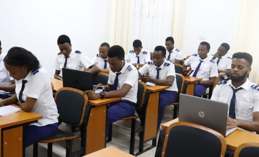 Aircraft Maintenance Engineering Students in their class session