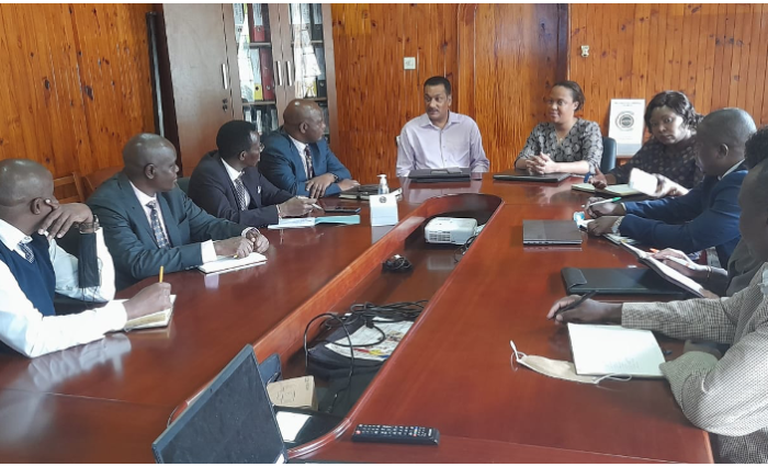 Meeting between Kenyan delegation and two PS from Seychelles Education Ministry